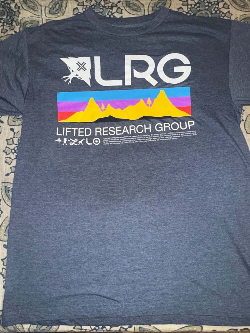 LRG Lifted Research Group Mountain Range Graphic T-Shirt